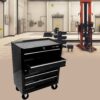5 Drawers Multifunctional Tool Cart With Wheels - Black - Image 10