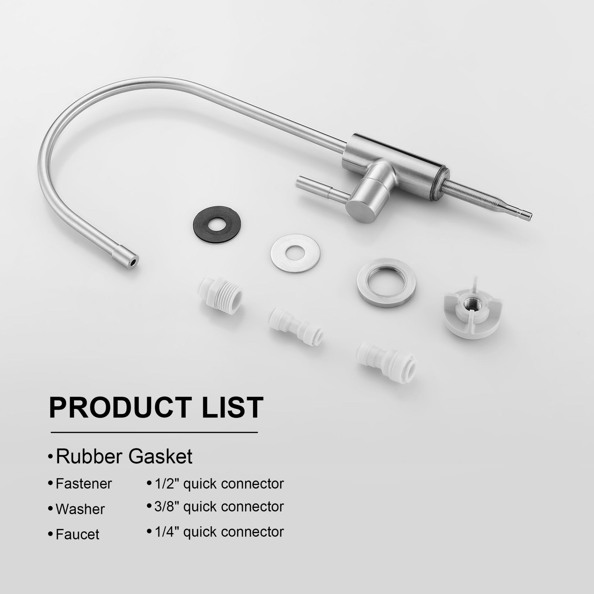 Design Lead Free Drinking Water Faucet - Brushed Nickel - Image 7