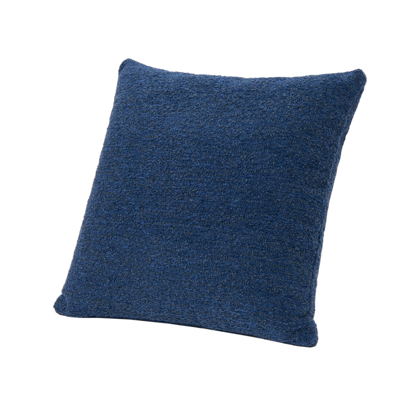 Astrid - Square Accent Throw Pillow Cover With Feather Insert - Cerulean Blue - Image 2