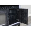 Almera - Fireplace With Adjustable Temperature And LED Options - Dark Gray - Image 7
