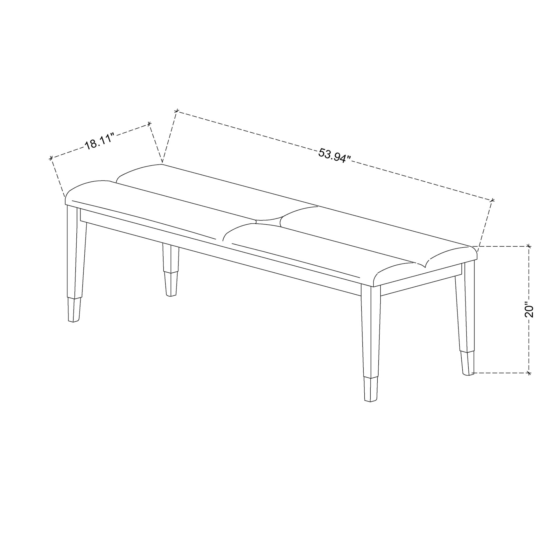 Uriuni - Bedroom Bench - Champagne - Image 3