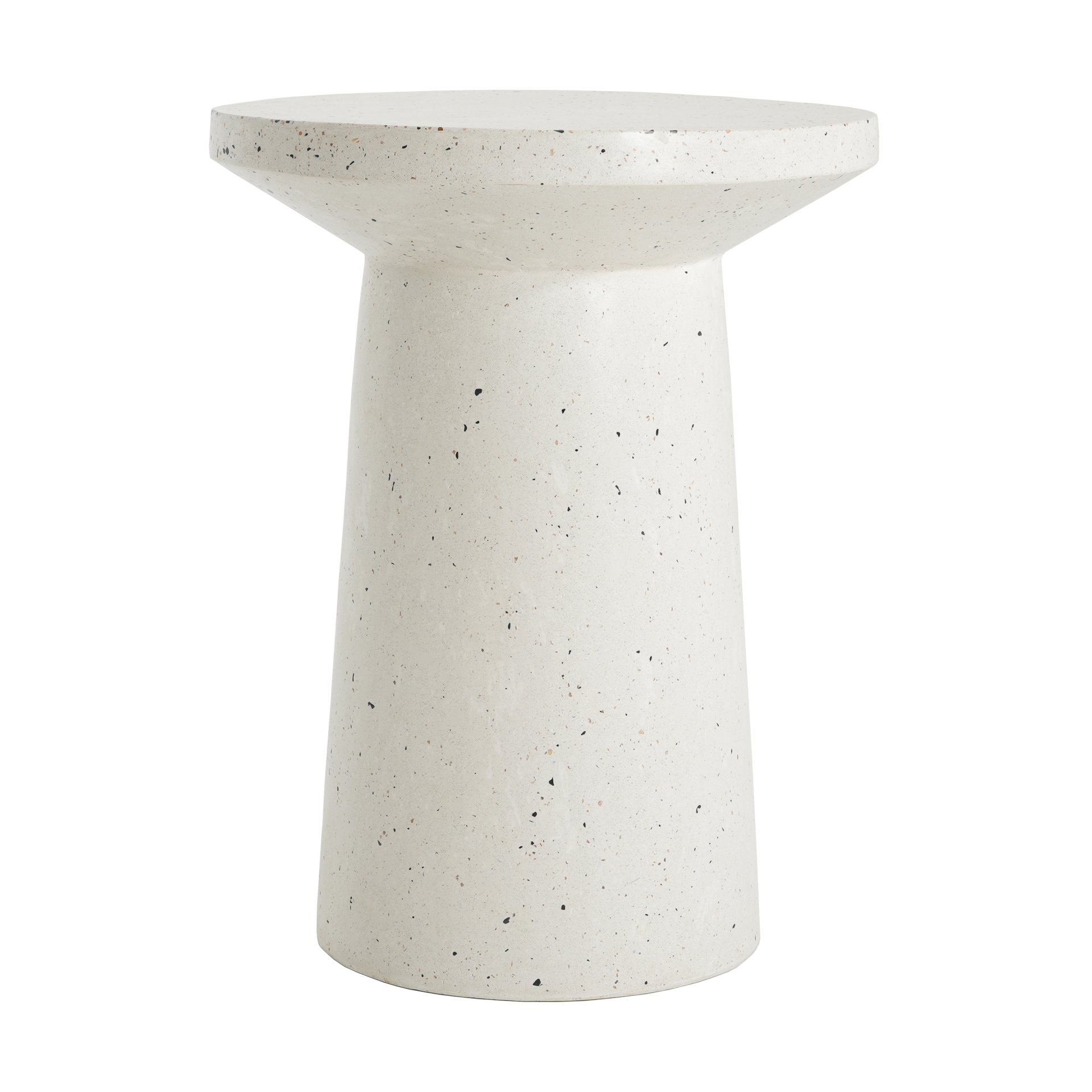 Terrazzo - Outdoor Side Table - White - Image 12