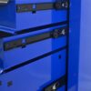 Rolling Metal Tool Chest With 4 Drawers, 20" Steel Storage Cabinet With Ball Bearing Slides - Black / Blue - Image 17