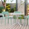 1 Piece Designed Single Chair, UV Resistant, Waterproof And Wear Resistant - Haze Green - Image 6