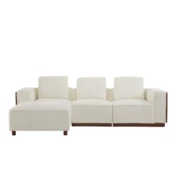 Chita - Modular L Shaped Sectional Sofa With Larger Seats - Beige