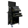 High Capacity Rolling Tool Chest With Wheels And Drawers, 6 Drawer Tool Storage Cabinet - Black - Image 10