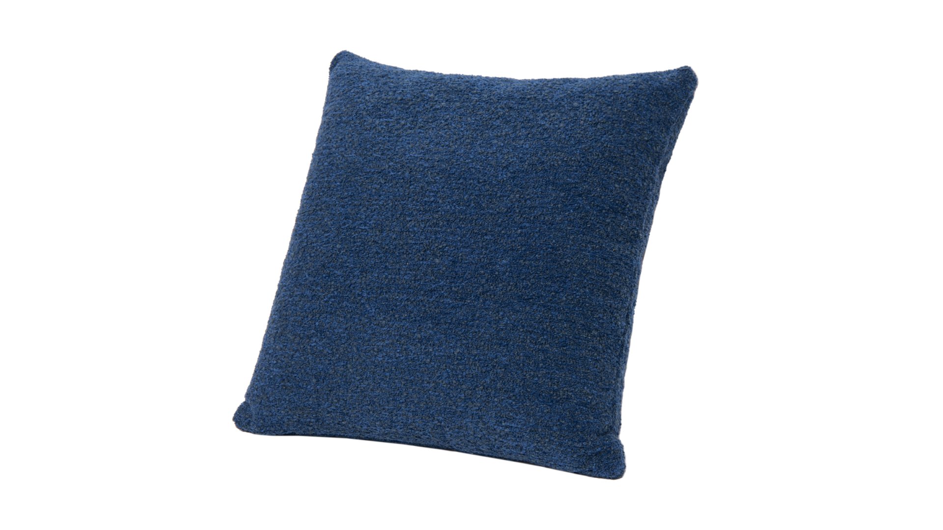 Astrid - Square Accent Throw Pillow Cover With Feather Insert - Cerulean Blue - Image 4