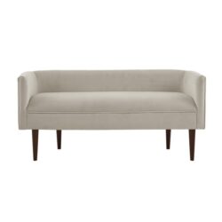 Farrah - Accent Bench With Low Back & Sides - Cream