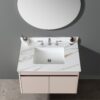 Vanity Top, Sintered Stone - Carrara White With Veins - Image 2