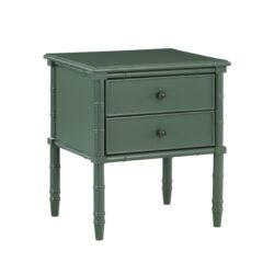 Emmett - 2 Drawer Nightstand - Antique Green