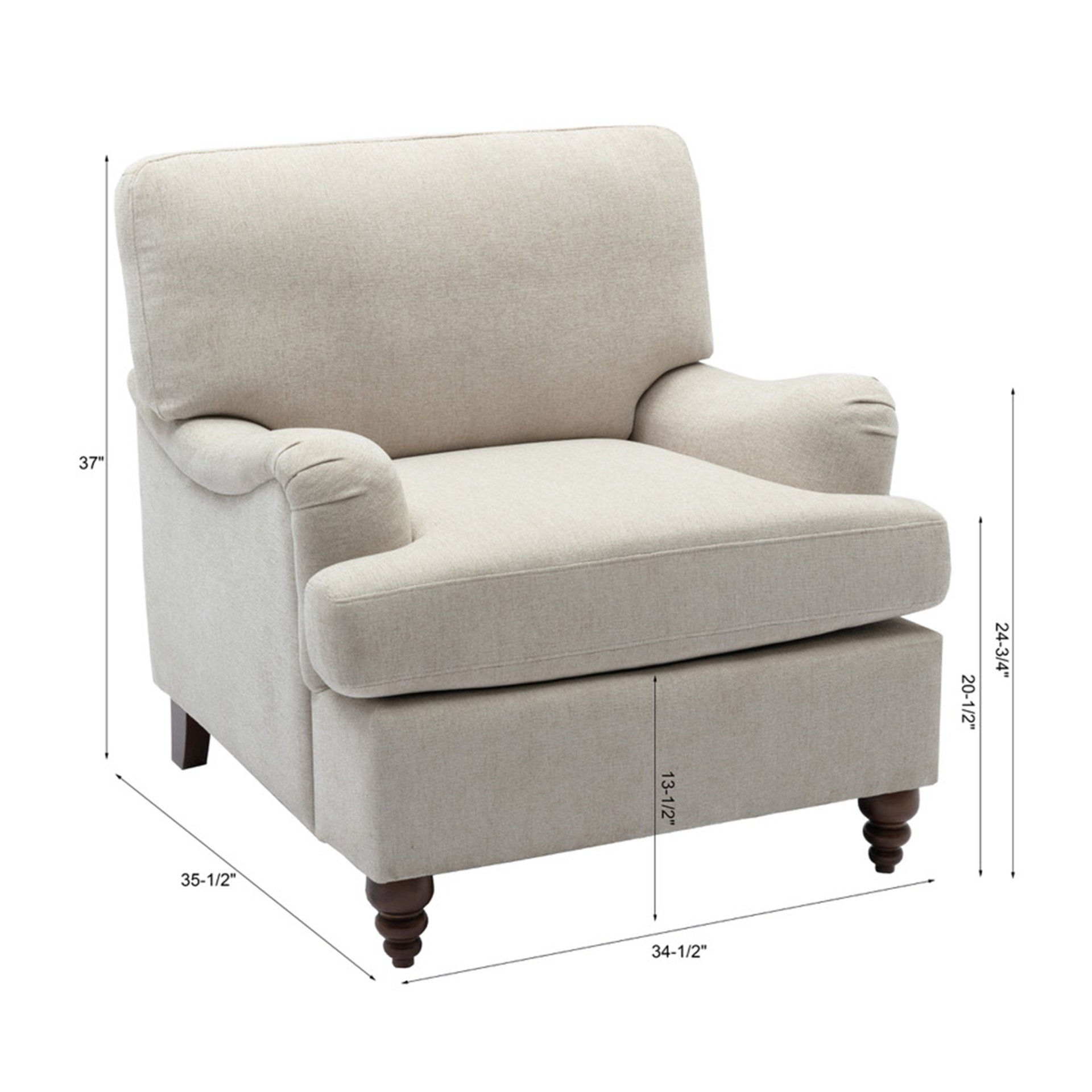 Candor - Chair And Ottoman Set - Beige - Image 3