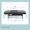 Adjustable Sleep To Stand Bed With Convenient Lift Assist Txl - Blue - Image 3