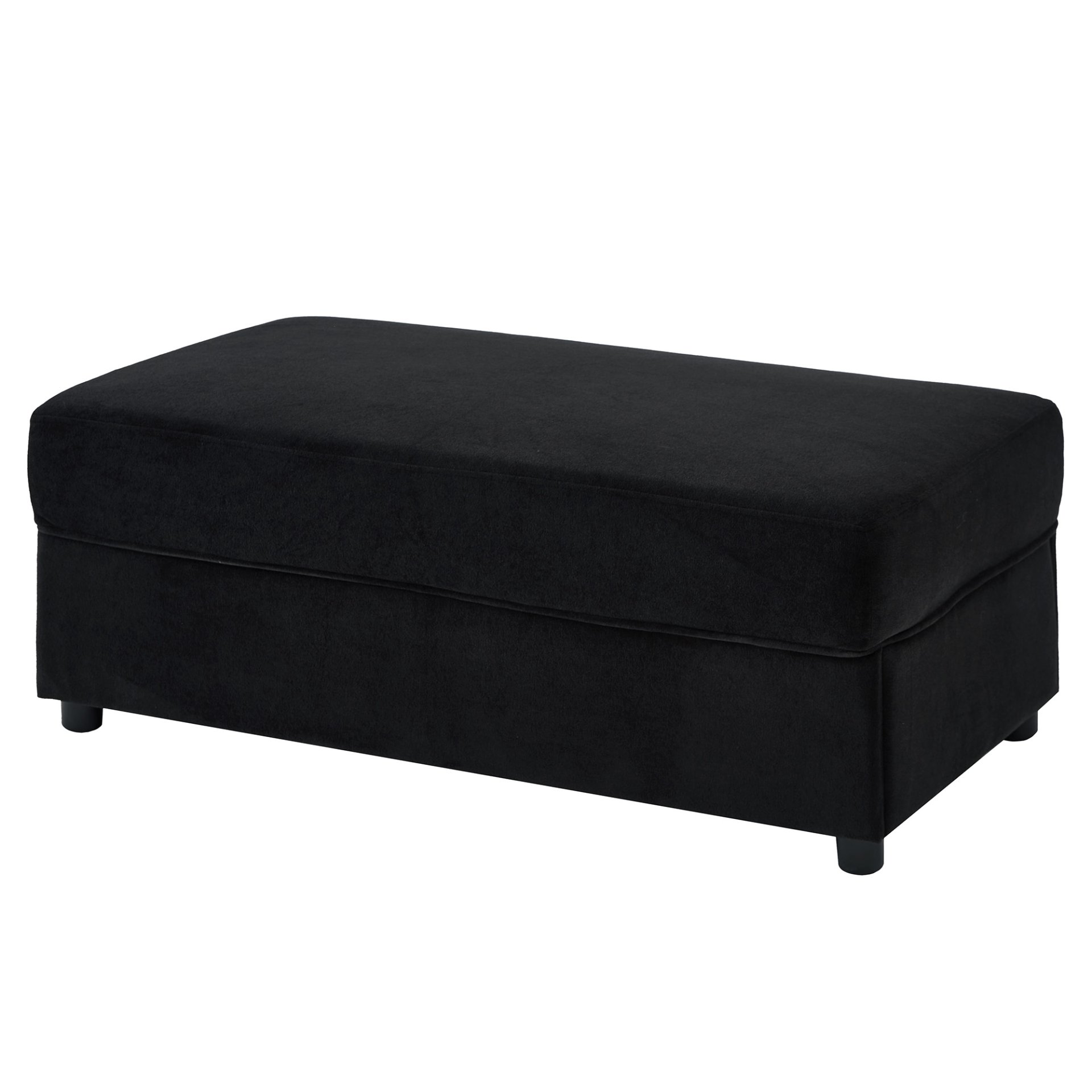 Modern Style Armchair Chaise Lounge Sofa Couch With Movable Storage Ottoman, USB Ports, Cup Holders & Side Pockets Chenille - Black - Image 23