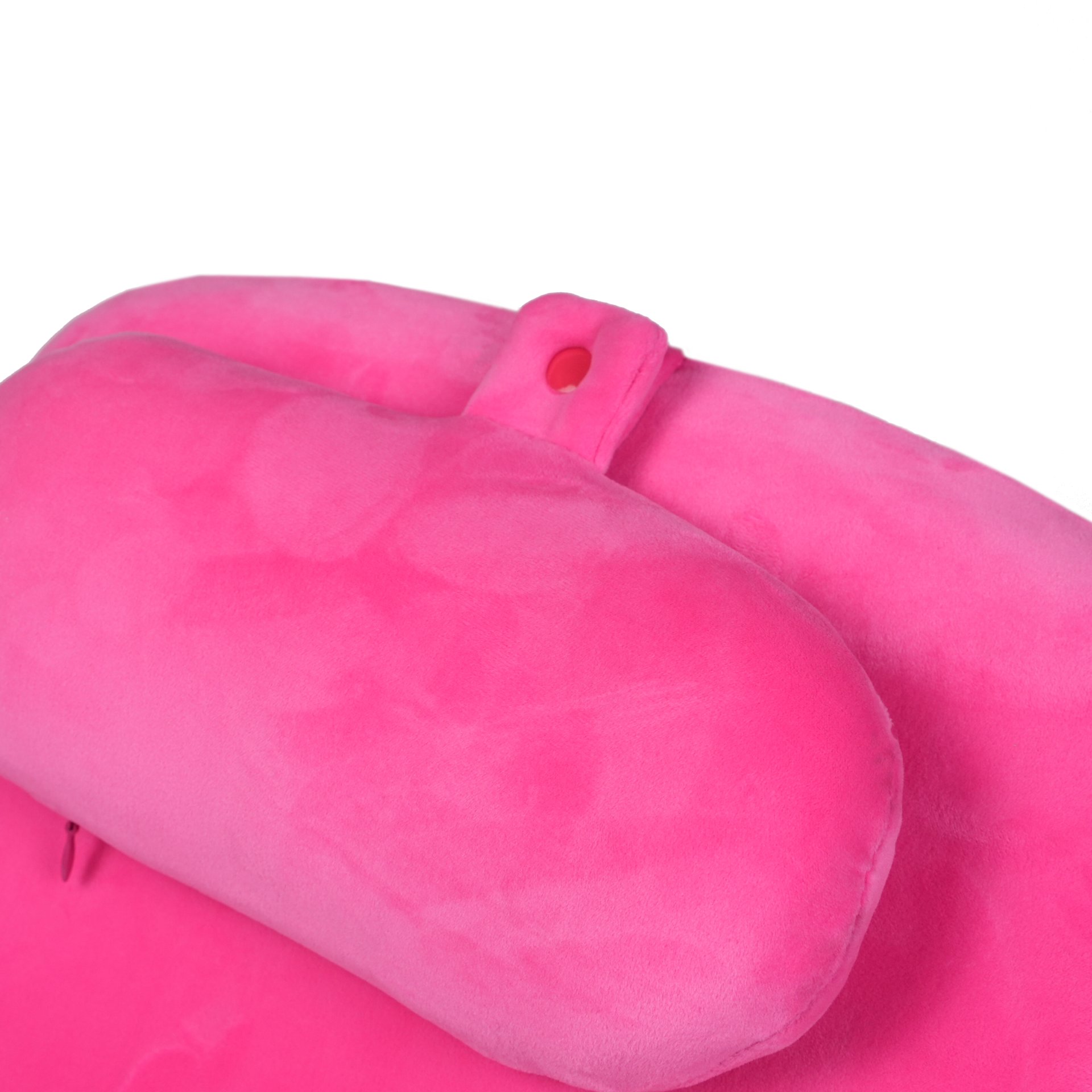 Ergonomic Spinal Posture Support Bed Pillow - Pink - Image 19