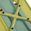 4 Piece Set Of Modern Striped Color Blocking Single Chairs Waterproof And Fade Resistant - Grain Yellow / Haze Green / Tropical Orange - Image 18