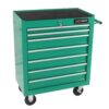 7 Drawers Multifunctional Tool Cart & Wheels - Green - Image 7