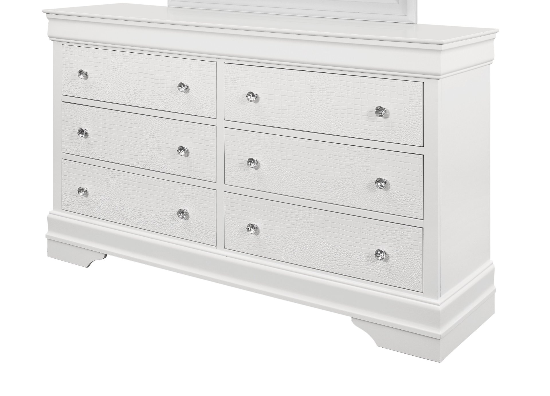 Shaker - Crocodile Metallic Dresser - White - Image 7