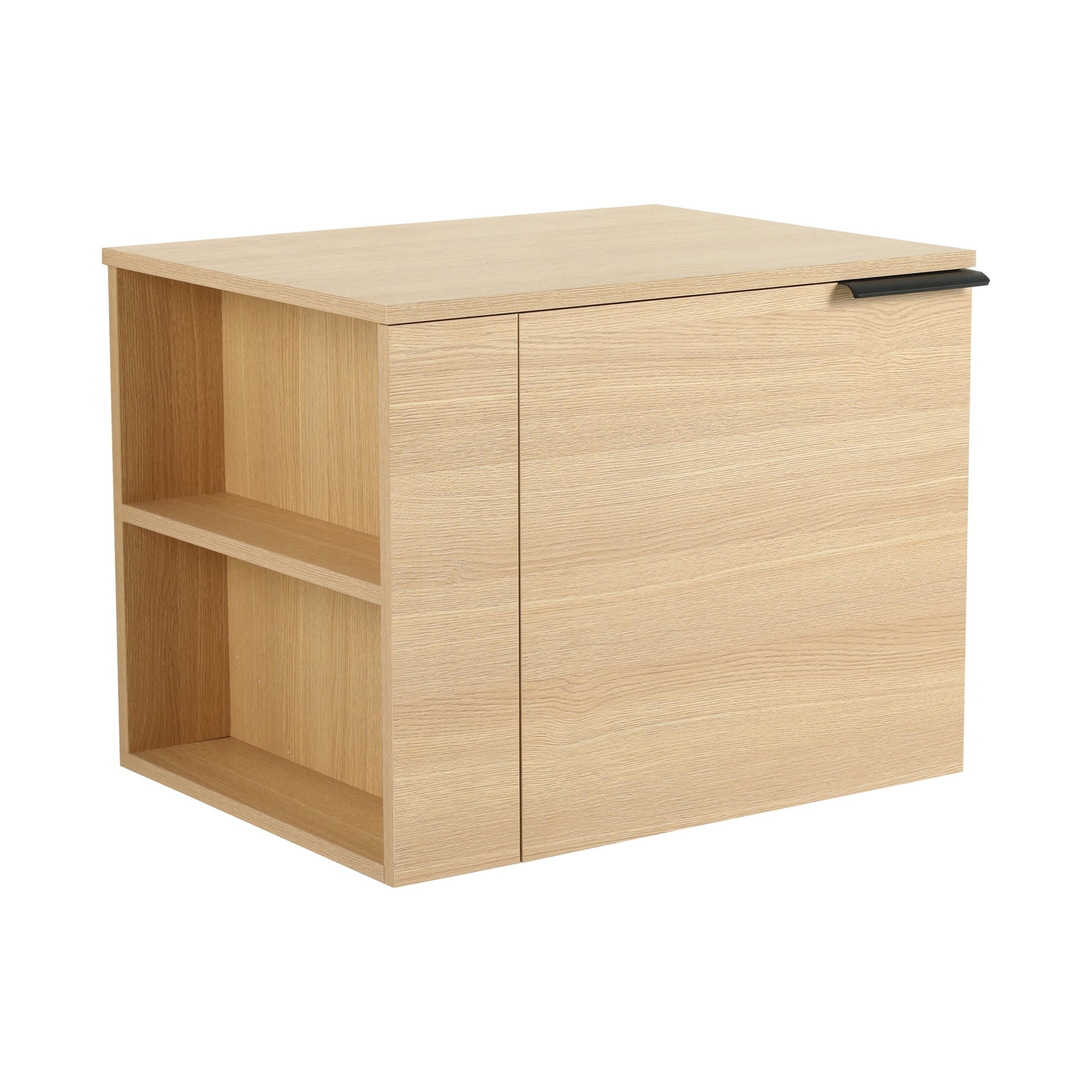 Modern Bathroom Vanity, Cabinet Set Without Sink - Oak - Image 6