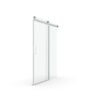 Frameless Soft Closing Shower Door, 1 / 4" (6Mm) Tempered Glass Single Sliding With Explosion Proof Coating - Chrome - Image 11