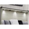 Augusta - Full Bed With Lit Headboard, Panel, Low Profile Design - Beige / Brown - Image 5