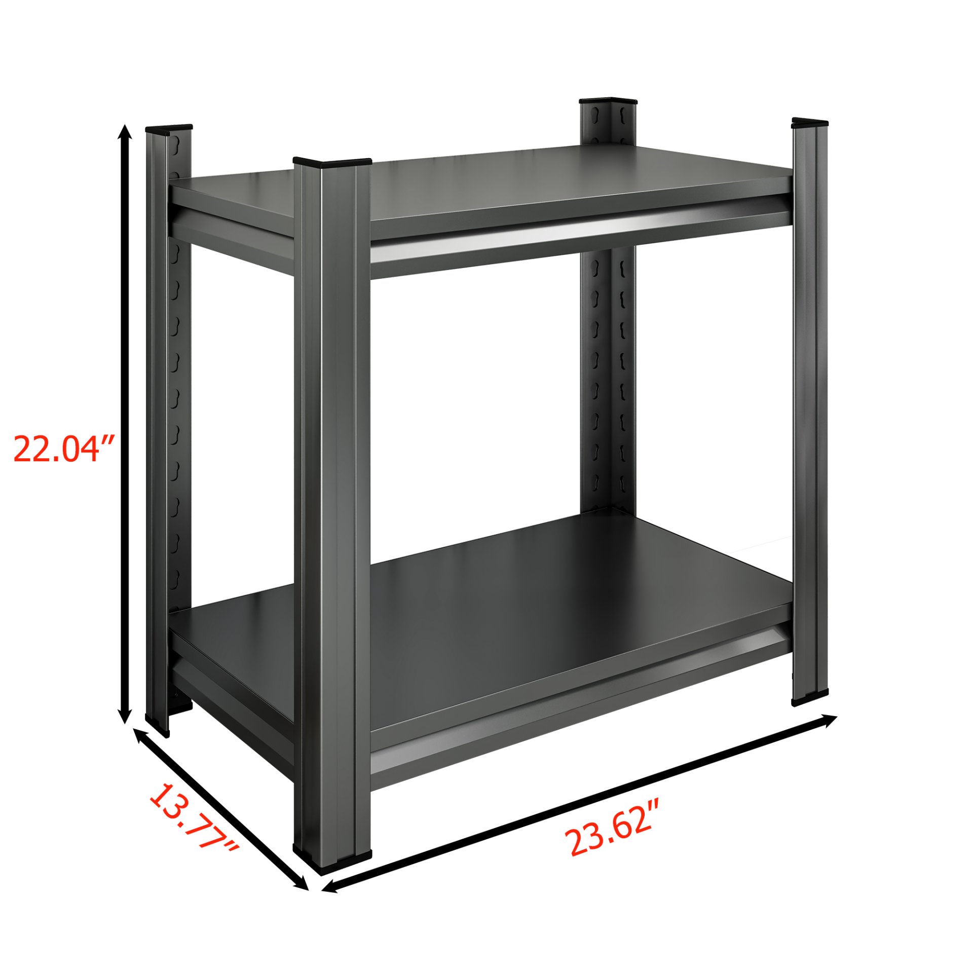 Adjustable Divider Shelf, Bookcase, Office Vertical Storage Rack - Black - Image 3