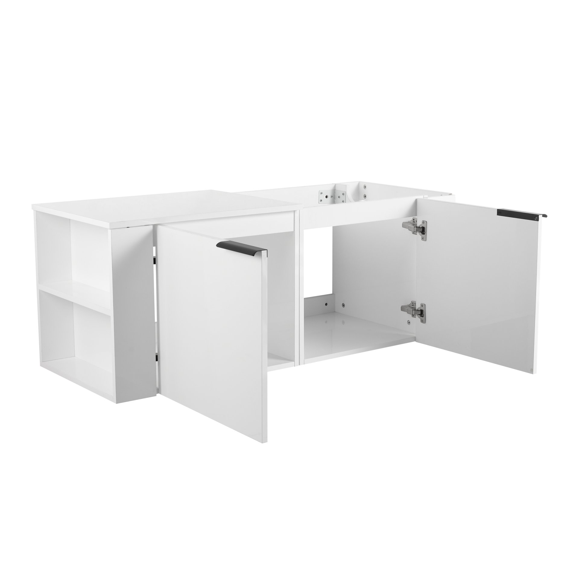 Modern 48" Bathroom Vanity Sink Combo With Spacious Storage - White - Image 20