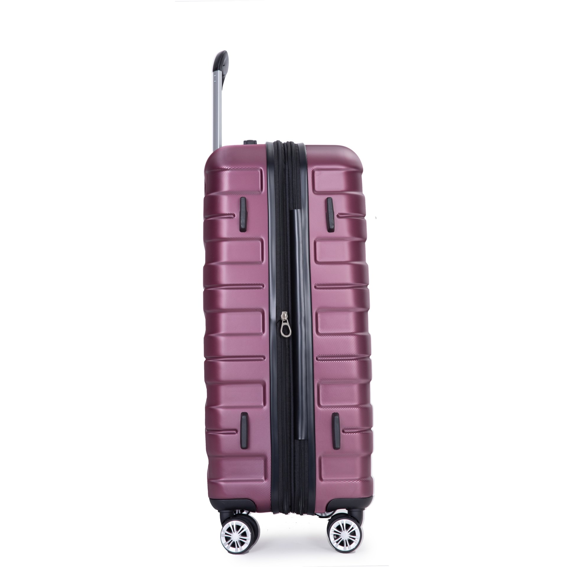Luggage Set Of 5 Pieces, Expandable Hard Pc Luggage Set With Tsa Lock For Rotating Wheels, Lightweight Rolling Luggage - Wine Red - Image 13