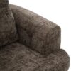 360° Swivel Accent Barrel Chair With Dual Layer Cushion, Round Seating For Living Room - Brown - Image 14