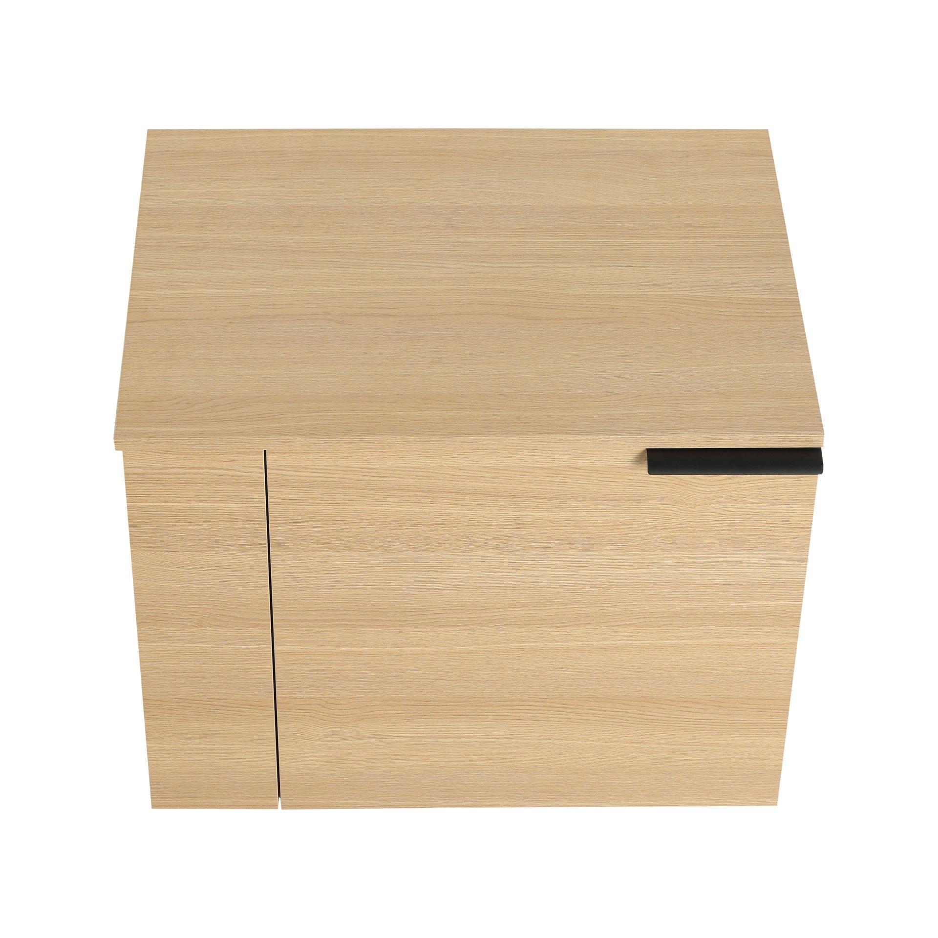 Modern Bathroom Vanity, Cabinet Set Without Sink - Oak - Image 9