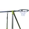Xns052 Interesting Six Function Swingset With Net Swing Metal Plastic Safe Swing Set 440Lbs For Outdoor Playground For Age 3+ With 31.5" Net Swing - Green / Blue - Image 4