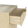 10 Gallon Tilt Out Trash Can Cabinet With Wave Textured Drawer - Oak - Image 19