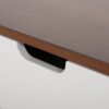 2 Toned Particle Board End Table - White / Walnut - Image 12