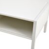 40.16" Rattan Coffee Table, Sliding Door For Storage, Metal Legs, Modern Table For Living Room - White - Image 15