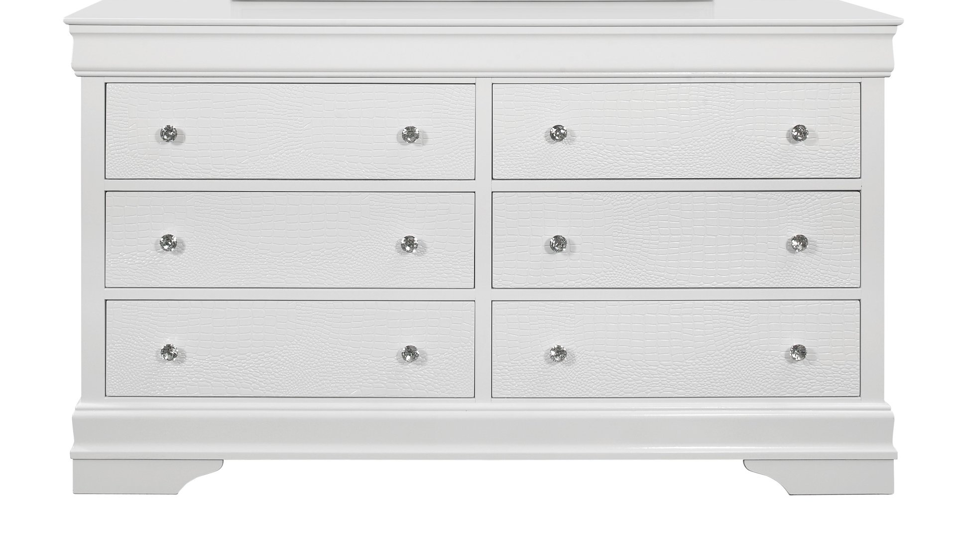 Shaker - Crocodile Metallic Dresser - White - Image 6