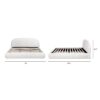 Archie Puffy Grounded - King Upholstered Platform Bed - Almond White - Image 20