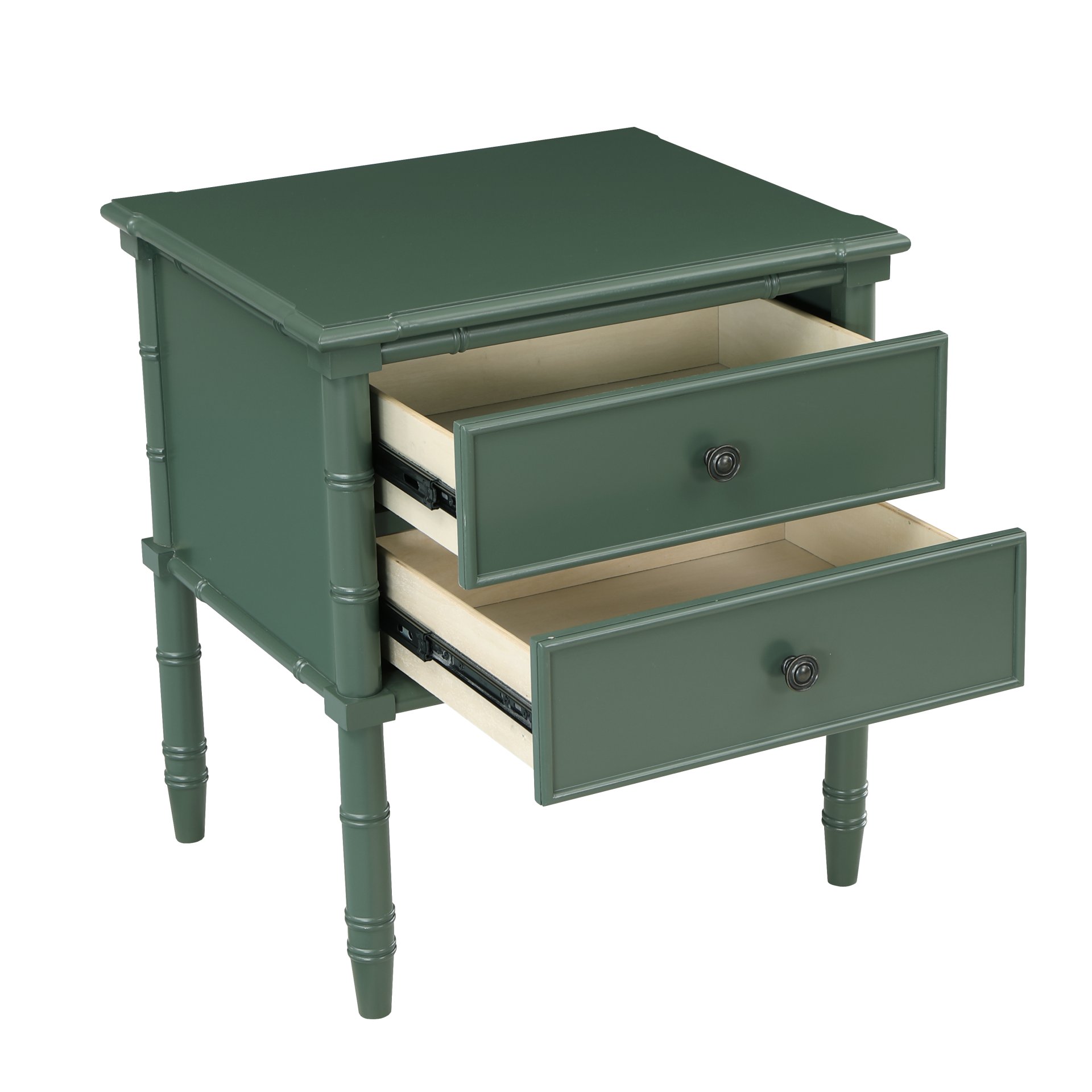 Emmett - 2 Drawer Nightstand - Antique Green - Image 9