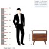 Curved Nordic Charm Console - Brown - Image 12