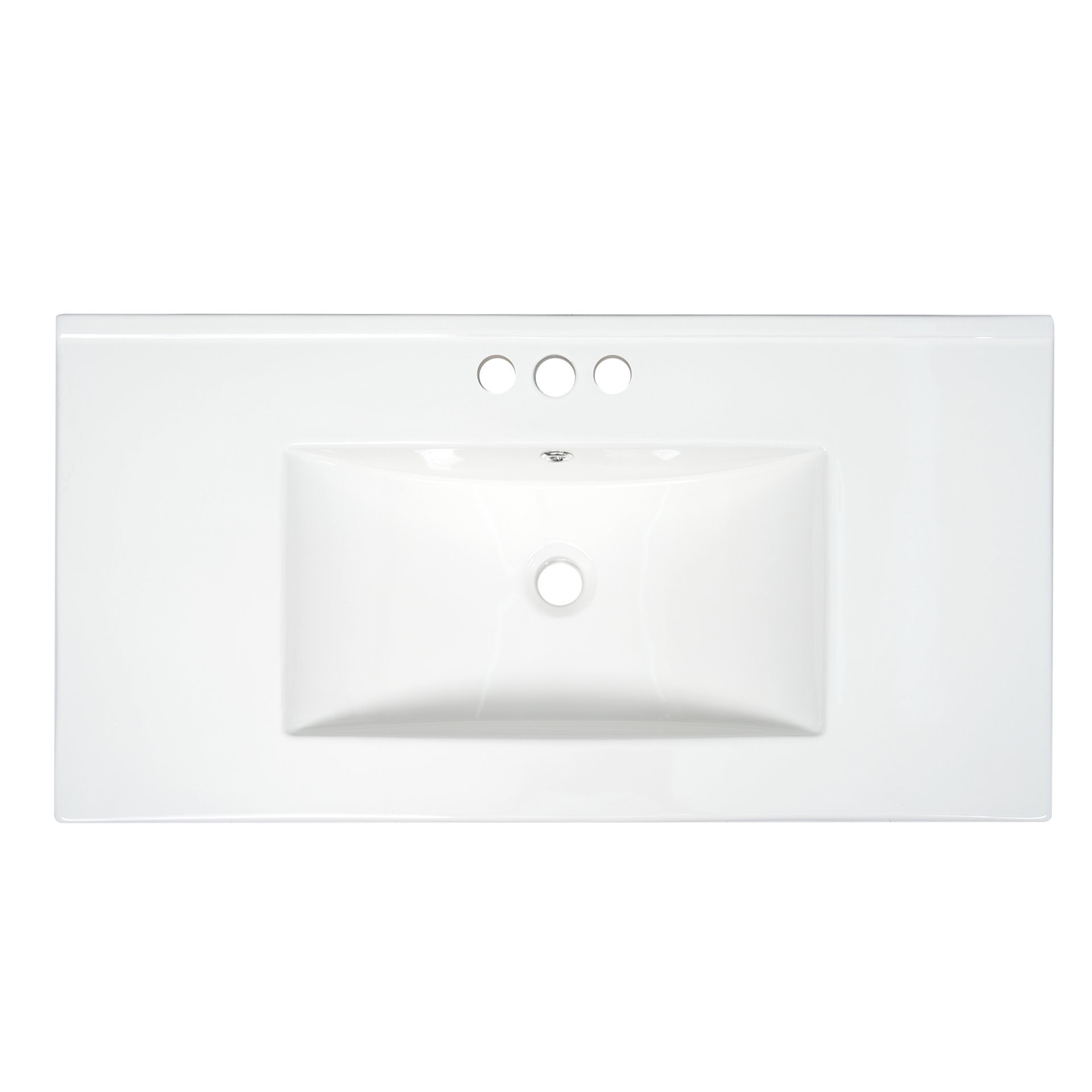 Shaker Free Standing Bathroom Vanity Cabinet With Sink, Soft Close Drawers And Doors - White - Image 13