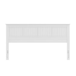 Walton - King Window Pane Panel Headboard - White