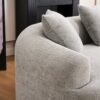 4 Seater Sofa With Chenille Fabric, 30D, 60 Hardness Full Sponge, 4 Pillow For Living Room, Home Furniture Sleeper Sectional Sofa For Apartment - Gray - Image 26