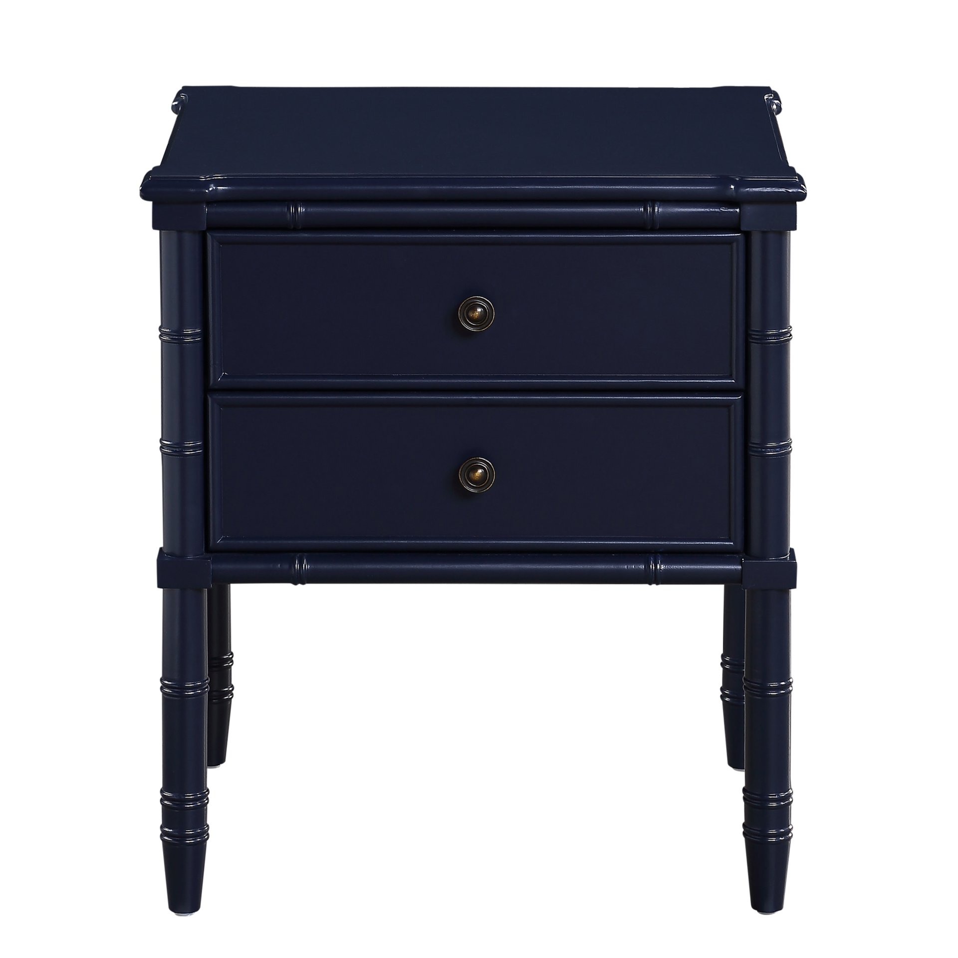Emmett - 2 Drawer Nightstand - Dark Blue - Image 7