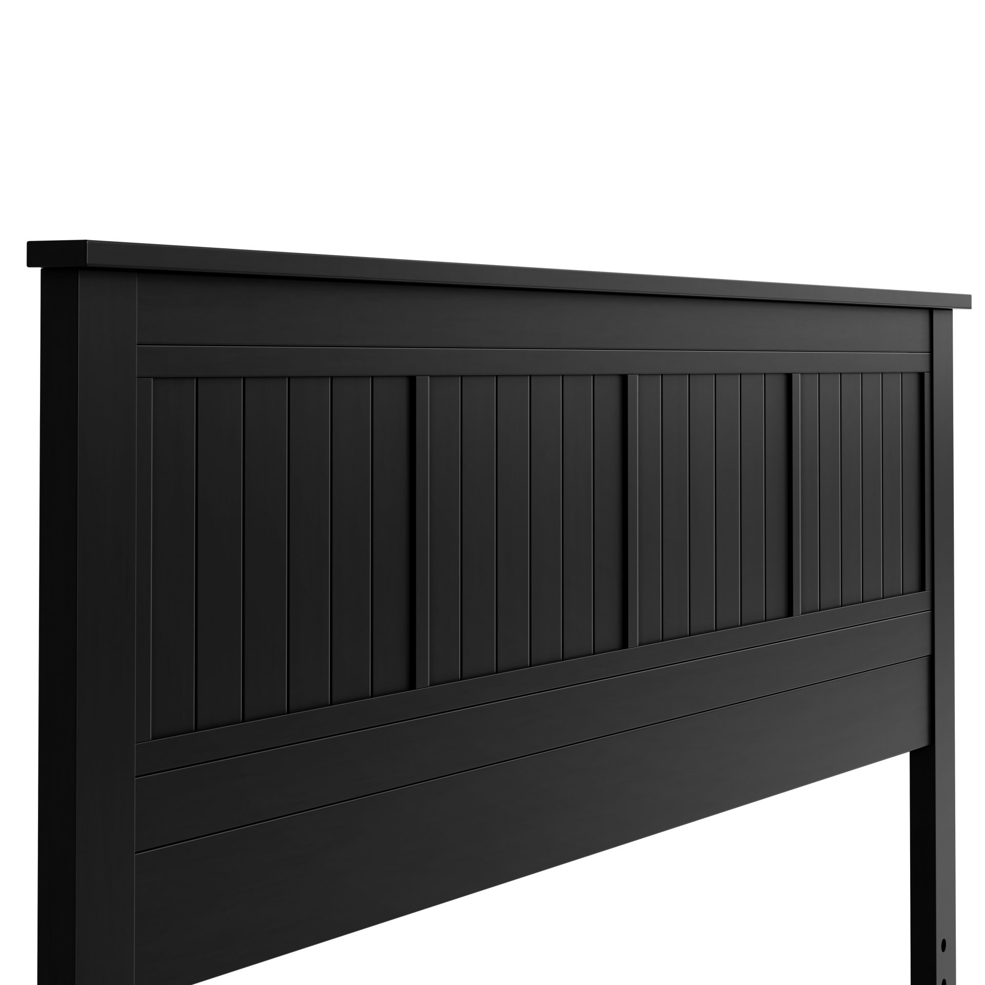 Walton - King Window Pane Panel Headboard - Black - Image 4