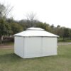 13 X 10 Outdoor Patio Gazebo Tent With Ventilated Double Roof And Sidewall (Detachable Curtains On All Sides), For Lawn, Garden, Backyard, And Deck - Beige - Image 8