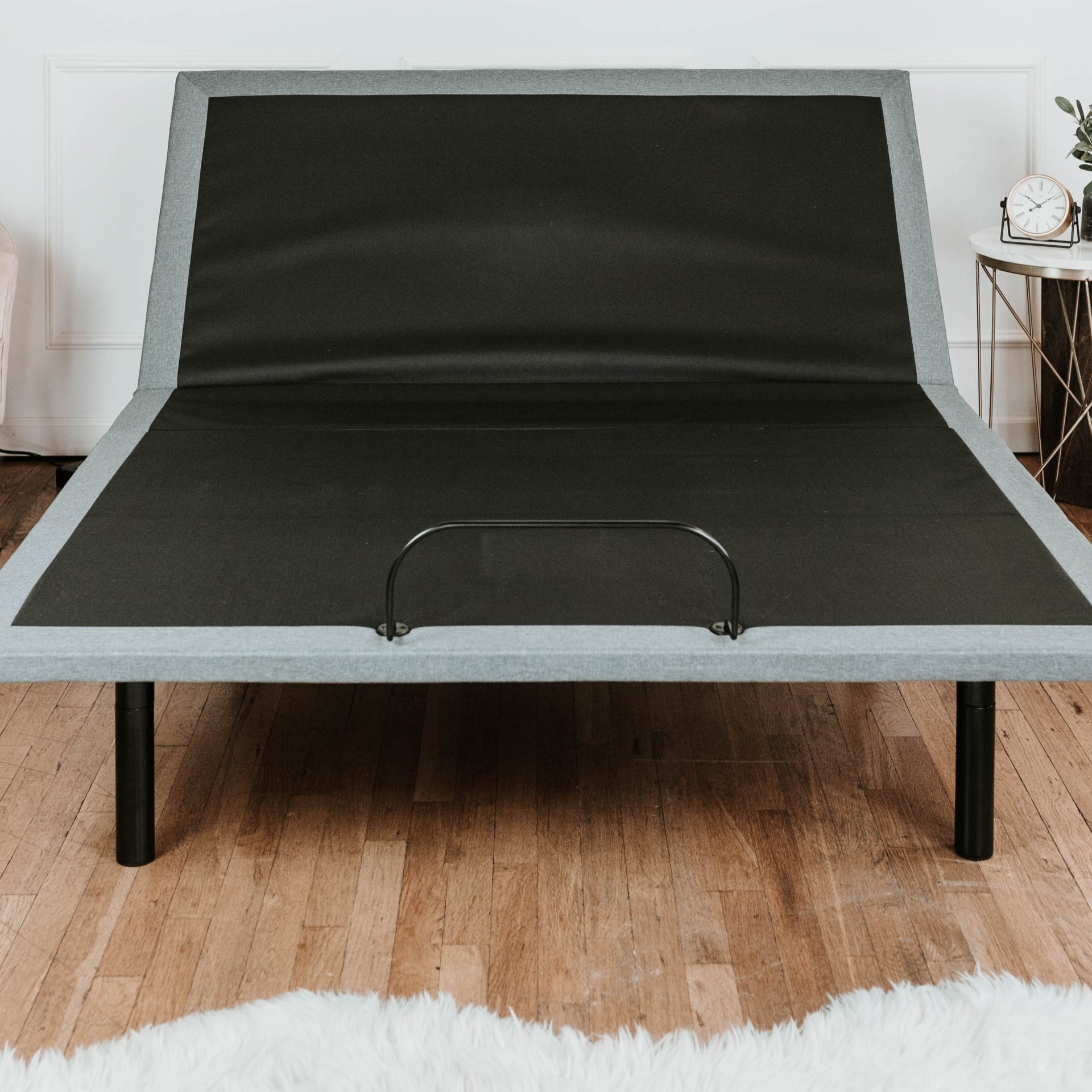 Btx5 - California King Adjustable Bed Base With Head And Foot Position Adjustment - Black / Gray - Image 2