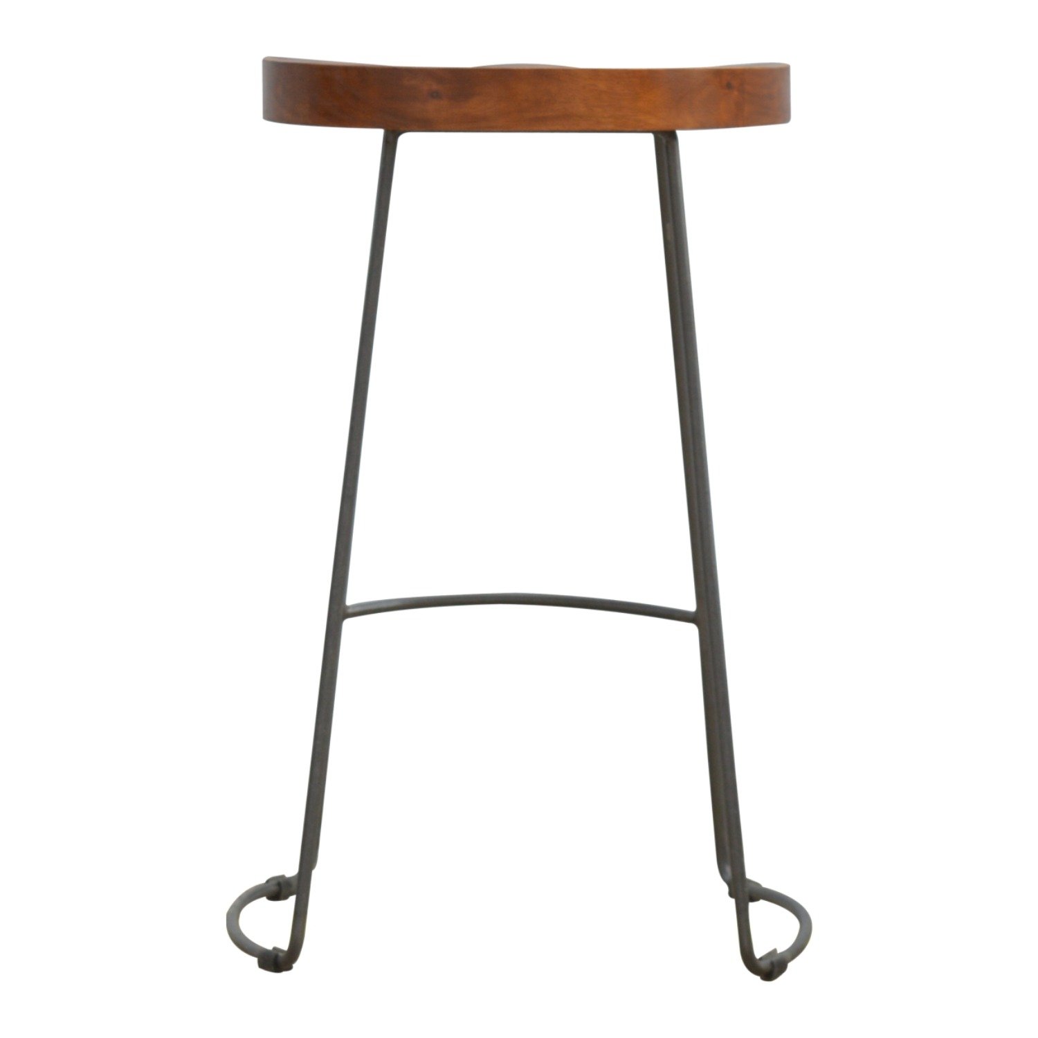 Industrial Chunky Bar Stool - Chestnut - Image 9