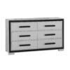 Adelaide - 5 Pieces Queen Bed With LED Set - Black - Image 11