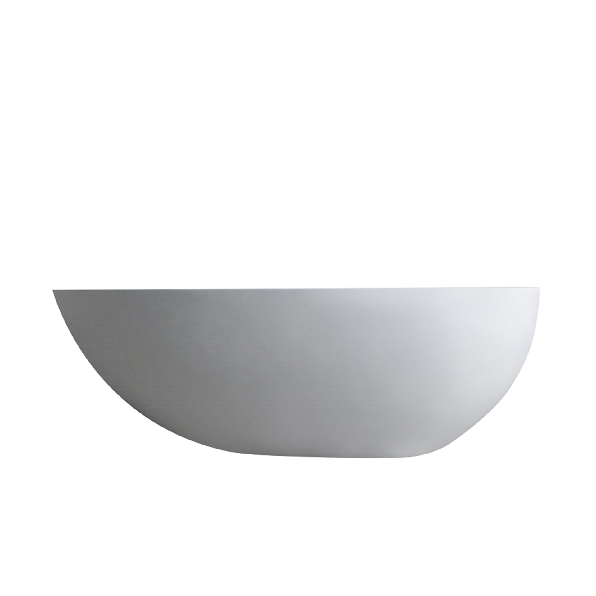 Solid Surface Stone Resin Freestanding Egg Shape Bathtub For The Bathroom - Matte White - Image 8