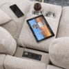 Nyeisha - Upholstered Sofa & Chaise - Beige - Image 5