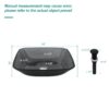 Square Vessel Sink For Bathroom, Above Counter Design With Pop Up Drain, Smooth Rounded Edges - Grey - Image 3