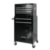 High Capacity Rolling Tool Chest With Wheels And Drawers, 6 Drawer Tool Storage Cabinet - Black - Image 4